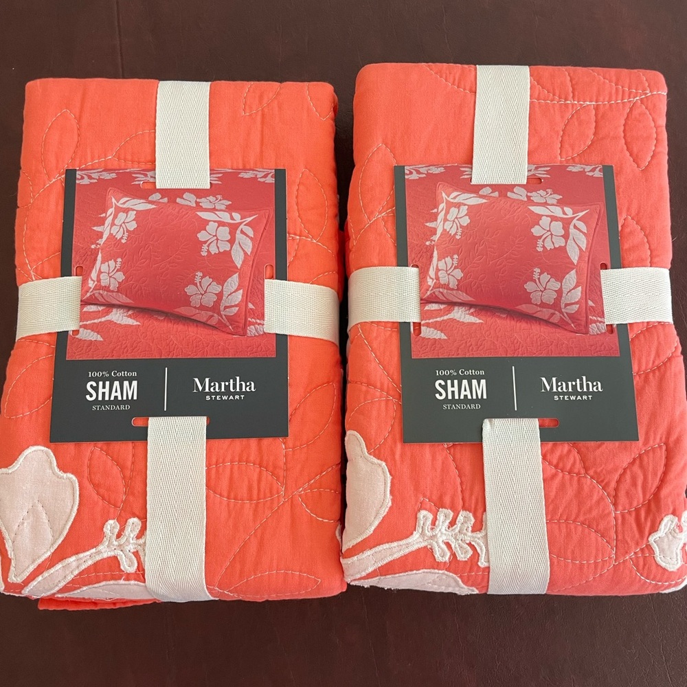 Martha Stewart Decorative Sham - Hibiscus Pattern